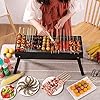 Barbecue, gril à charbon de bois pliable et portable partout