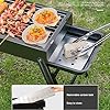 Barbecue, gril à charbon de bois pliable et portable partout