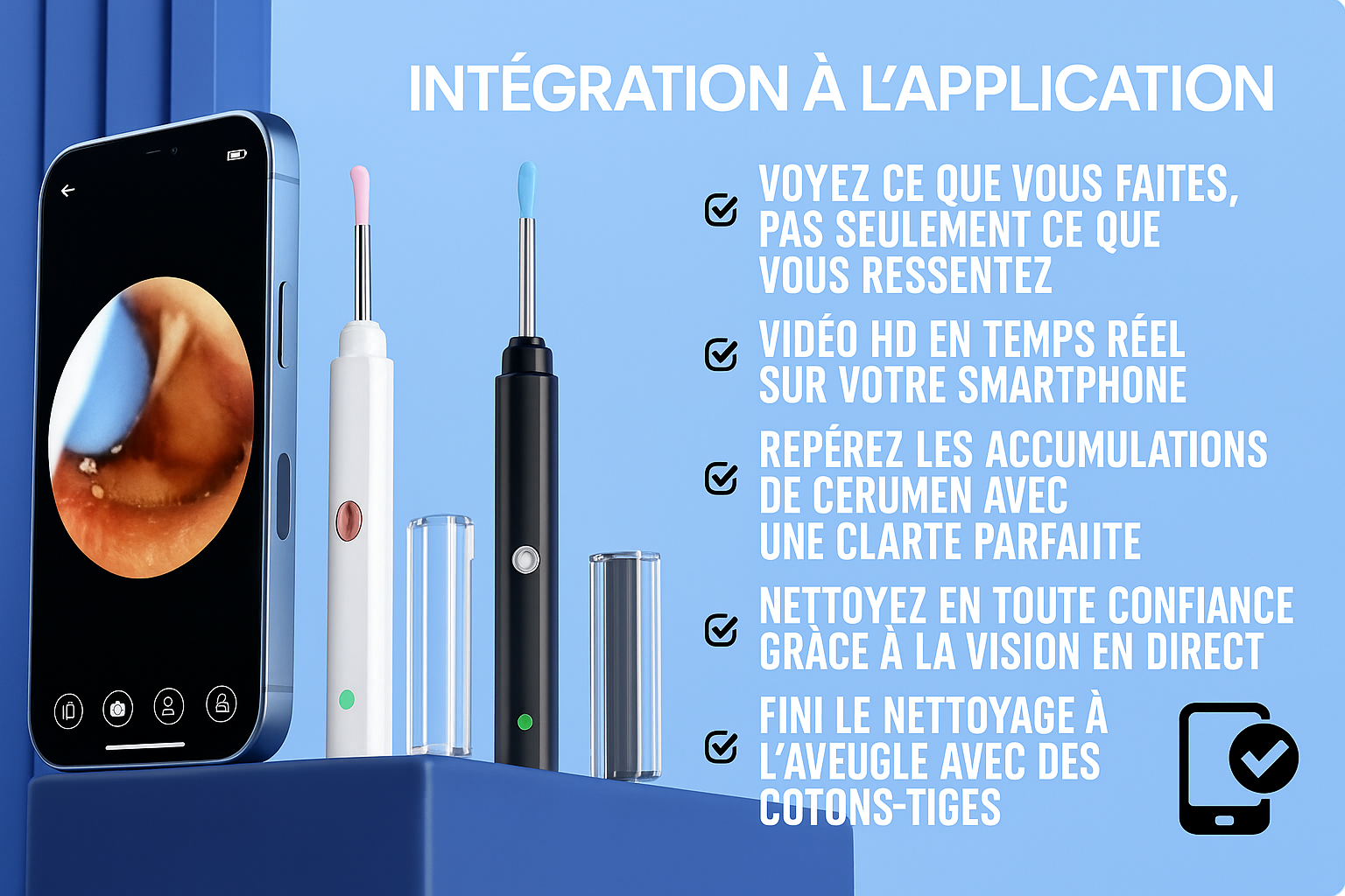 Nettoyeur d’oreilles intelligent
