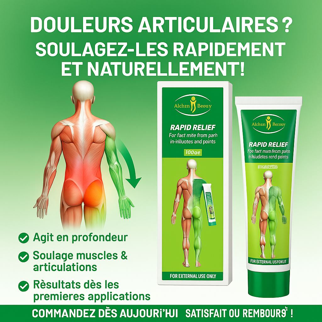 Vous Souffrez en Silence ? Cette Crème Va Vous Libérer en Moins de 5 Minutes