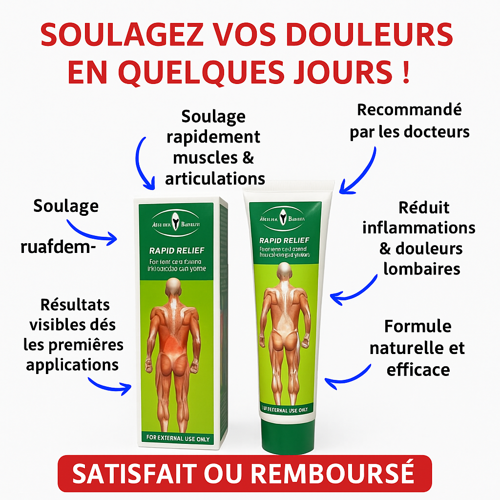Vous Souffrez en Silence ? Cette Crème Va Vous Libérer en Moins de 5 Minutes