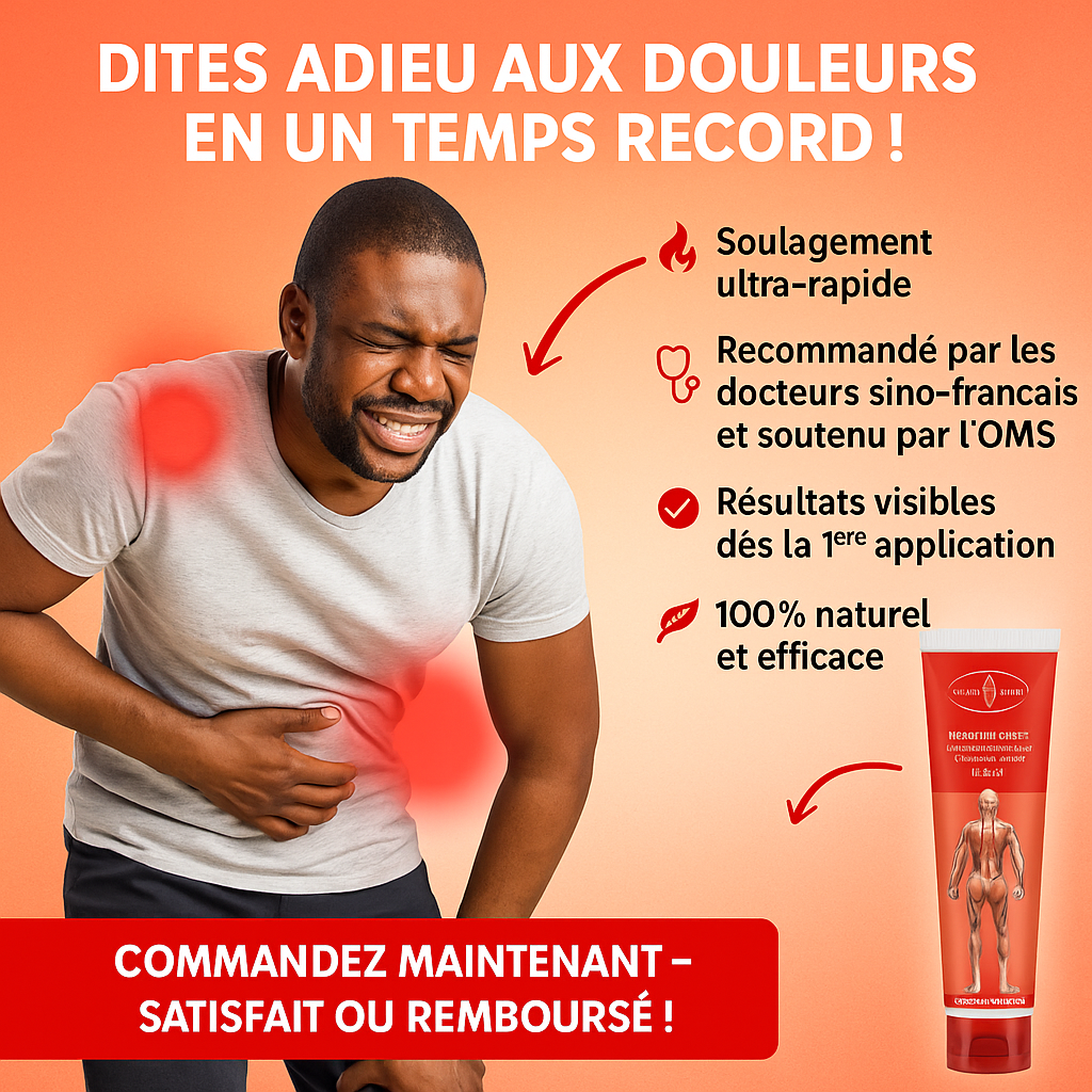 Vous Souffrez en Silence ? Cette Crème Va Vous Libérer en Moins de 5 Minutes