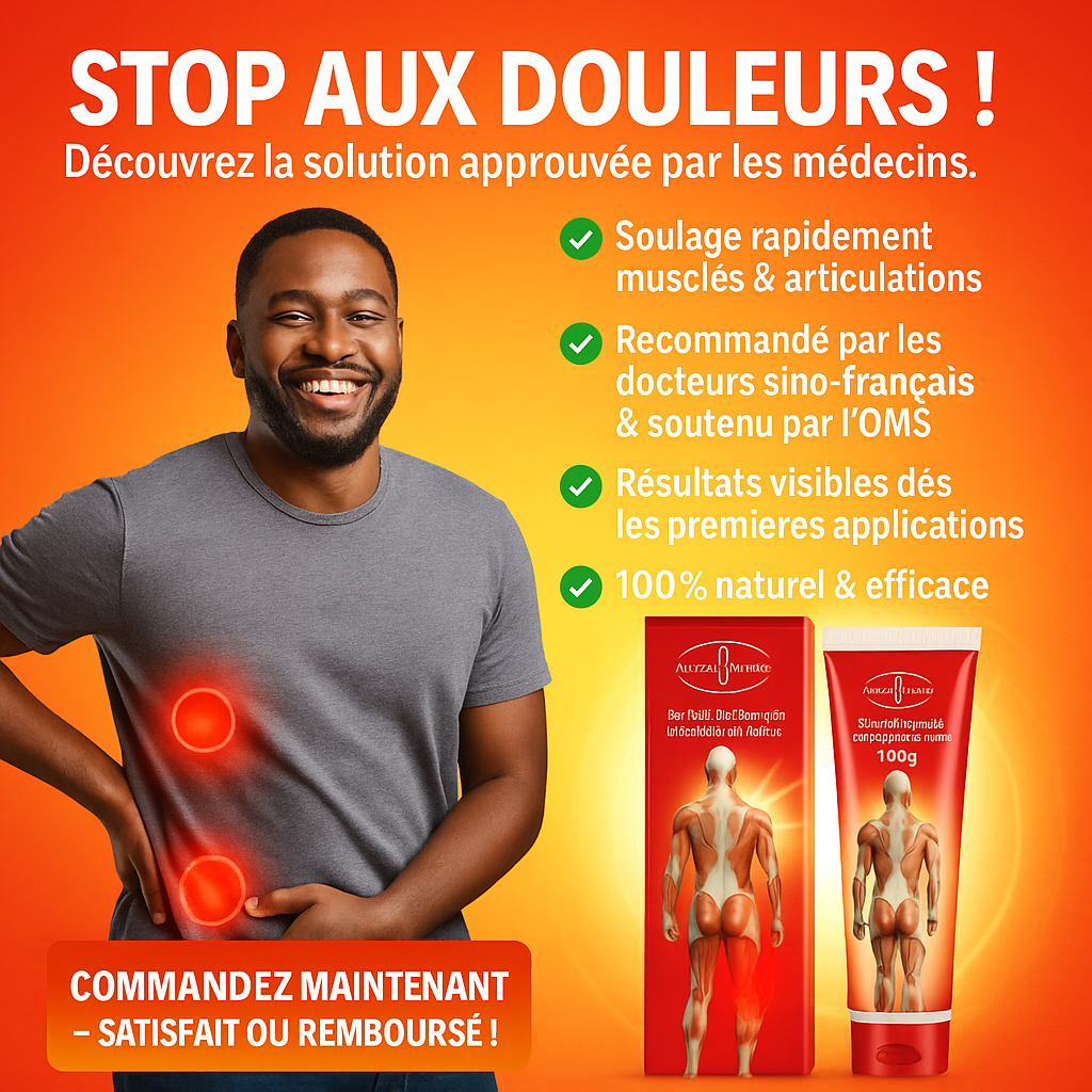 Vous Souffrez en Silence ? Cette Crème Va Vous Libérer en Moins de 5 Minutes