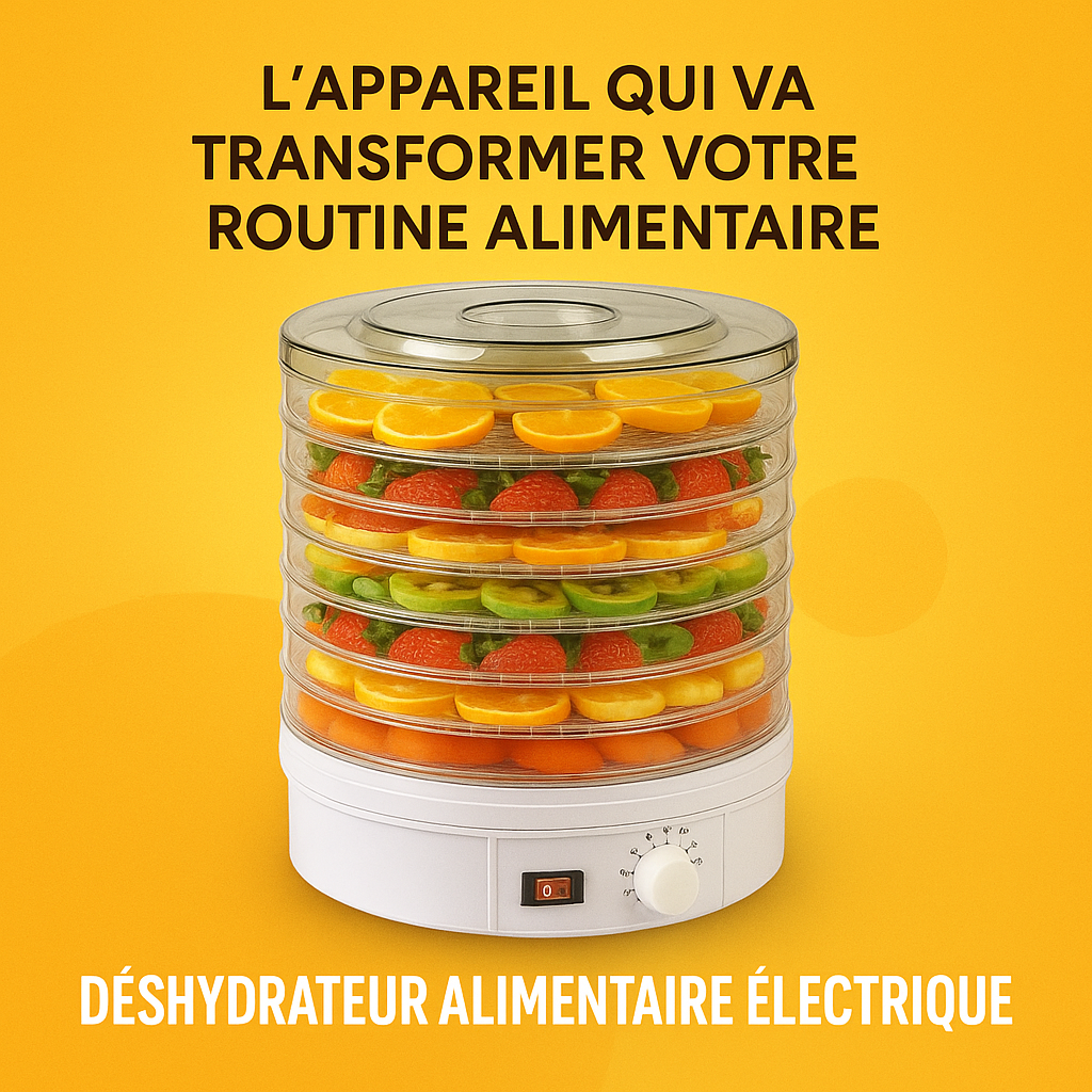 Déshydrateur Alimentaire Électrique – Préservez Vos Aliments Naturellement !