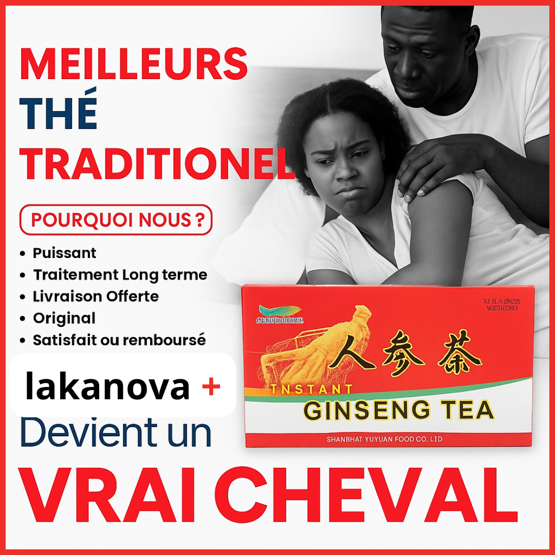 GINSENG TEA NATUREL (Satisfait ou remboursé )