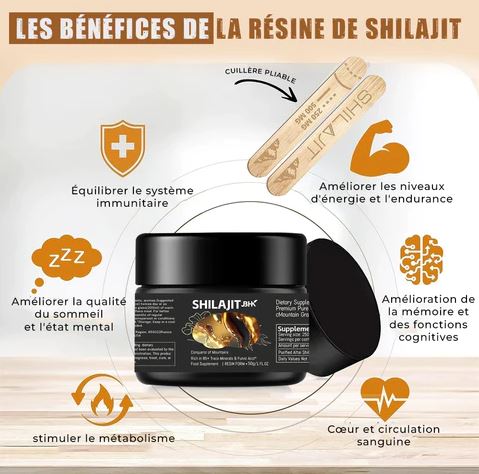 Shilajit puissant naturel