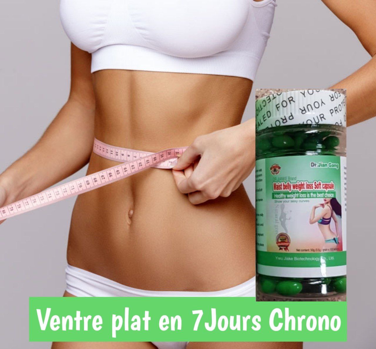 CAPSULE VENTRE PLAT : Résultats en 5jours (Satisfaits ou Remboursés)™