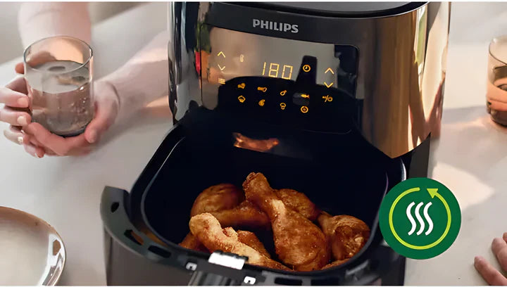 Friteuse à Air Sans Huile – Croustillant, Sain et Rapide | Idéal pour Famille & Économie d’Huile