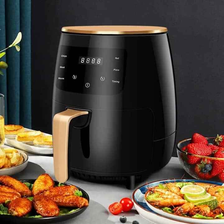 Friteuse à Air Sans Huile – Croustillant, Sain et Rapide | Idéal pour Famille & Économie d’Huile