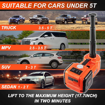 🚗Outils essentiels pour la réparation automobile🛠️ - Cric hydraulique électrique 12V pour voitures