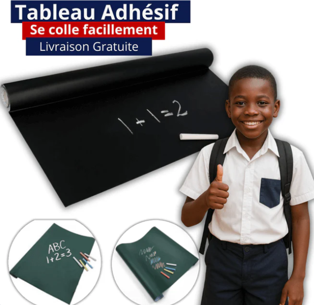 MagicBoard – Tableau Adhésif Mural à Craie pour Enfants