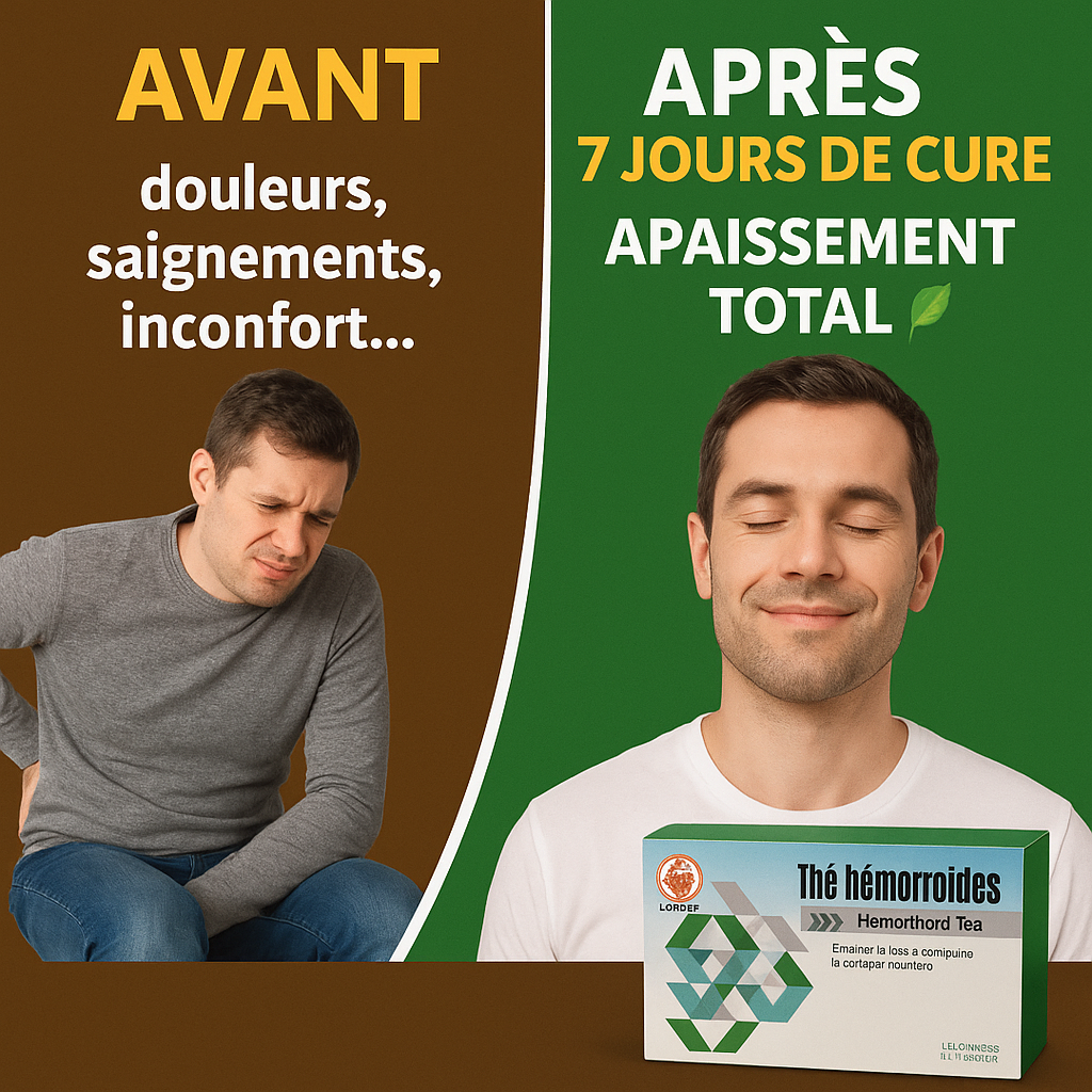 Thé Naturel Anti-Hémorroïdes – Soulagement Rapide & Efficace (100% Naturel)