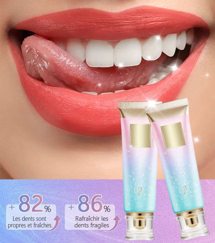 🦷✨ DENTIFRICE BLANCHISSANT À LA NIACINAMIDE-sourire éclatant et une bouche saine au quotidien.